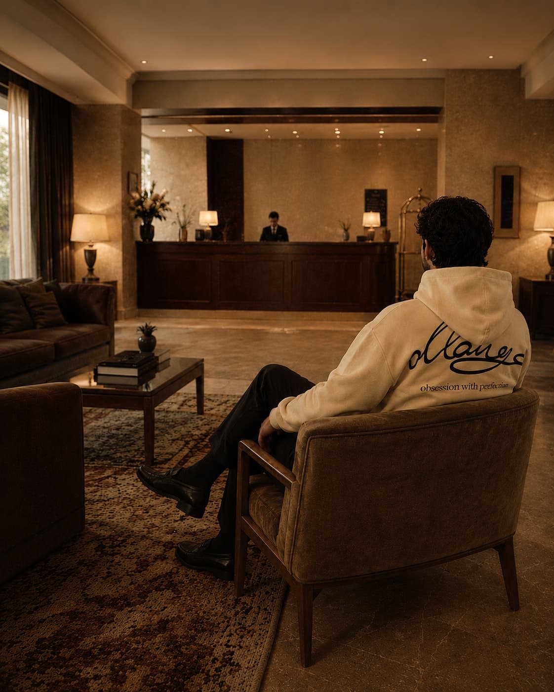 Hueso — en el lobby
